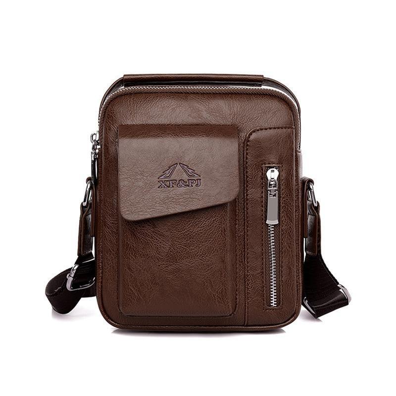 Bolsa Despojada De Couro - Mens Bag