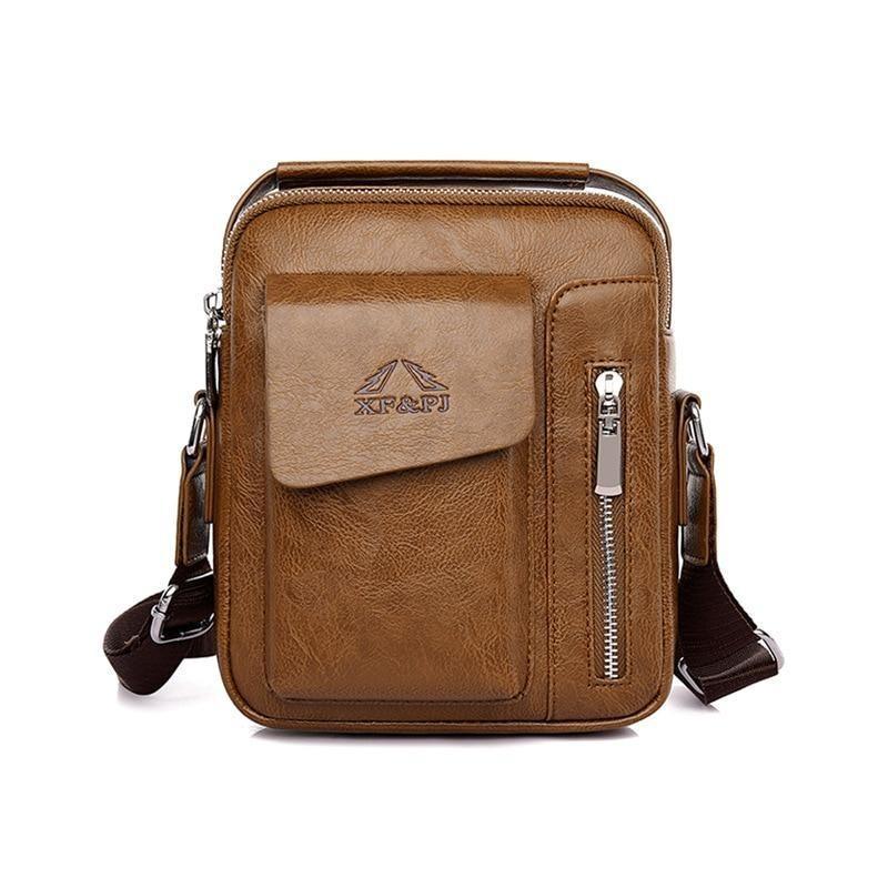 Bolsa Despojada De Couro - Mens Bag