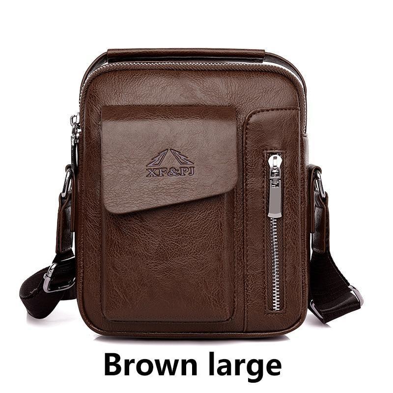 Bolsa Despojada De Couro - Mens Bag